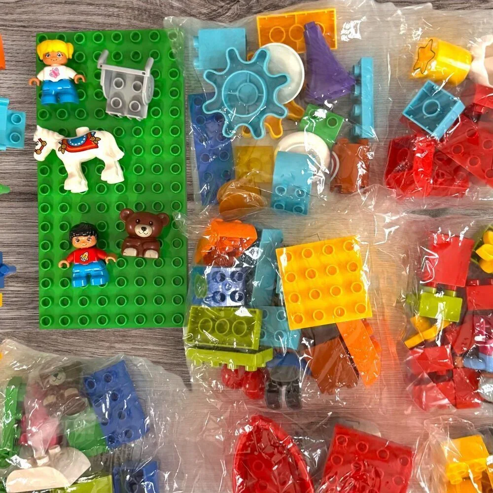 LEGO Duplo Education STEAM Park (Box B) New Bags Figures Gear Slide Track Pieces